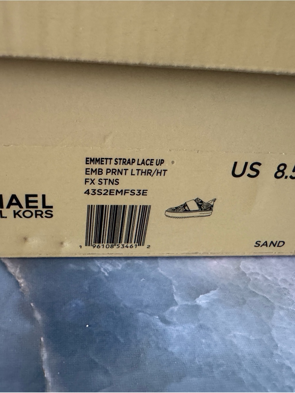 Michael Kors Strap Lace-Up Shoes in Sand